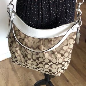 Coach signature crossbody bag